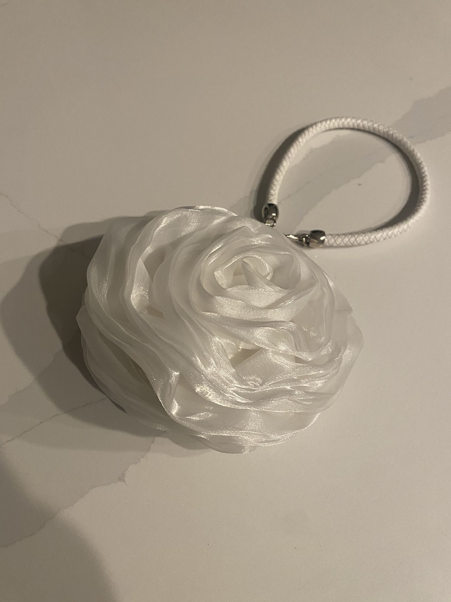 White Rose  Wristlet 