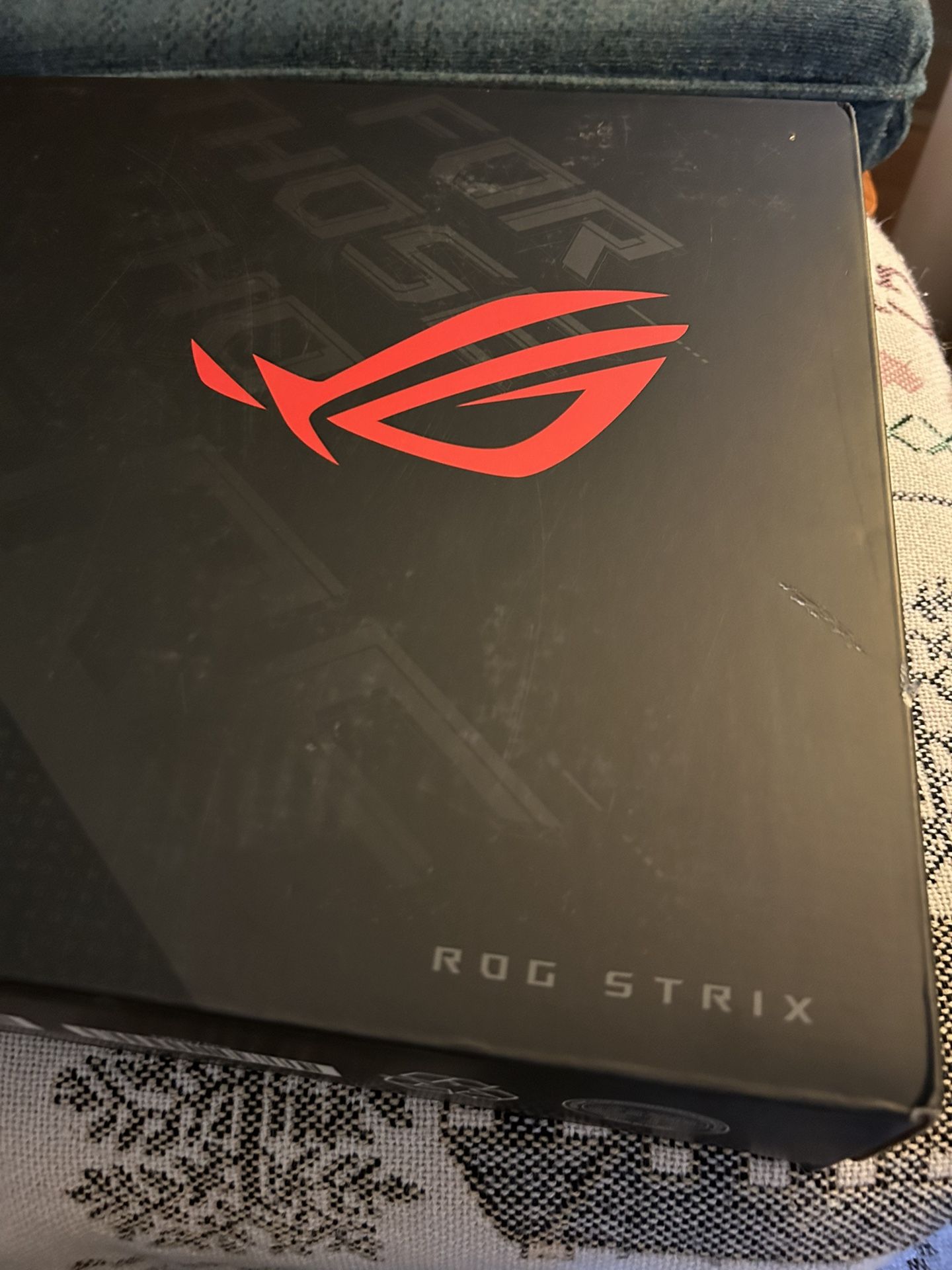 Asus ROG Strix black gaming laptop