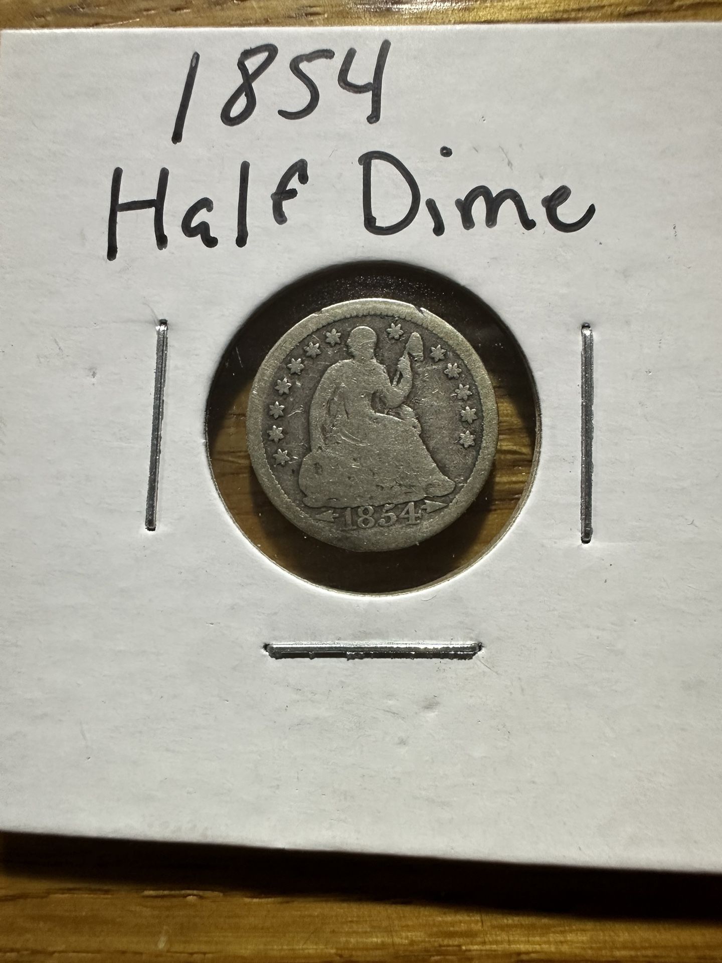 1854 Half Dime