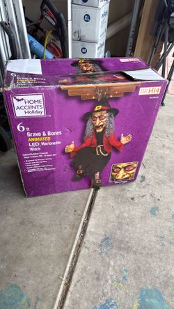 6ft Grave And Bones Witch