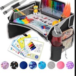 Pillar I Kids Travel Tray for Car - Car Seat Tray for Kids Travel, Car Trays for Kids Roadtrip ... 