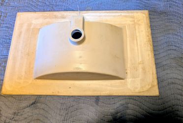 30 Inch Gloss White Ceramic Bathroom Vanity Top