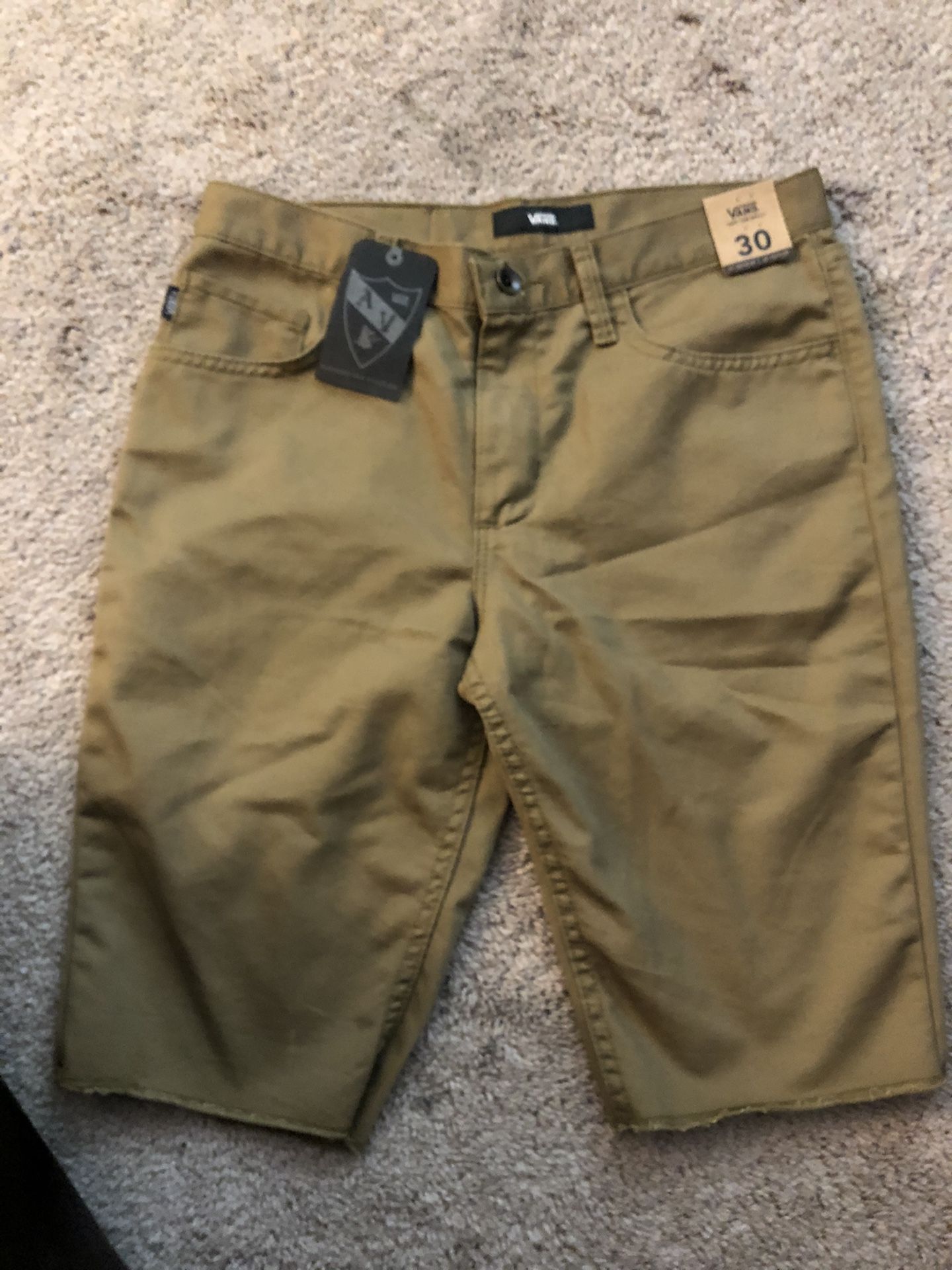 Brand new vans shorts size 30