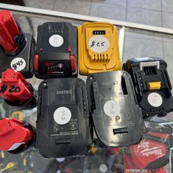 Batteries Different Brands  