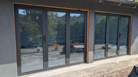 Sliding Door 3 Panel Stackable Large Opening - 96" x 80"