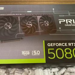 ASUS - PRIME NVIDIA GeForce RTX 5080 16GB GDDR7 Graphics Card - Black