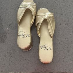 Slippers - Gold