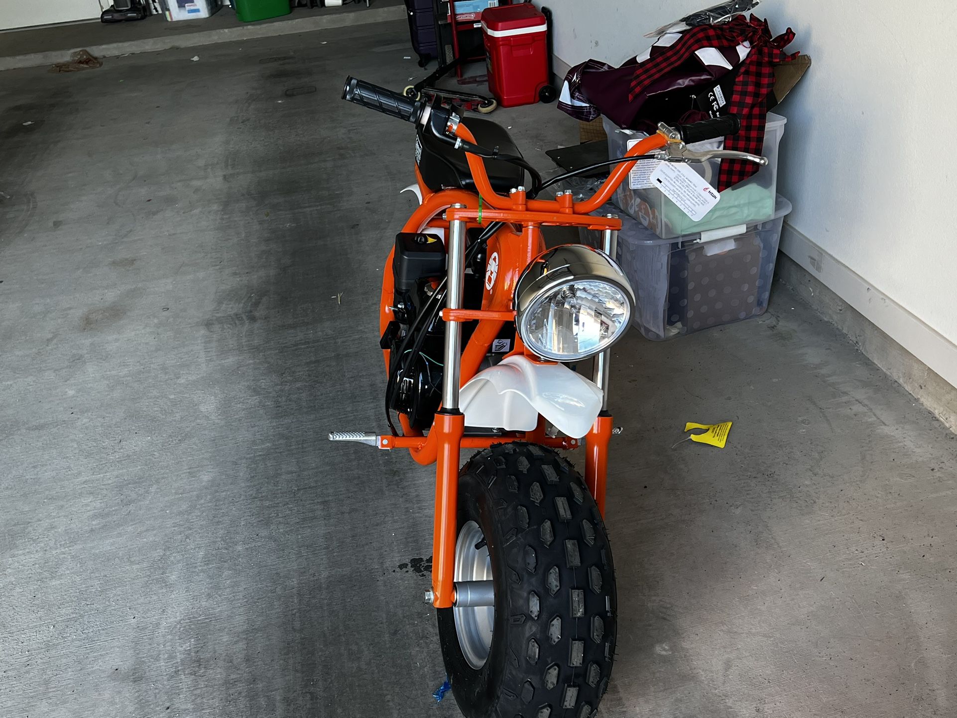Coleman BT200X-G 196CC Gas Powered Orange Mini Bike