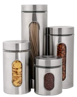 Stainless Steel Canister Set 