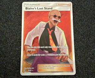 Blaine's Last Stand 69/70 Ultra Rare Dragon Majesty Pokemon Holo