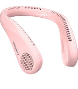 Brandnew Bladeless Neck Fan - 6000mAh Portable Neck Fan with 3 Wind Speed,USB Rechargeable