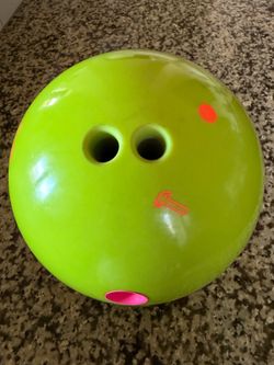 10 lb used Hammer Radioactive Vibe Bowling Ball