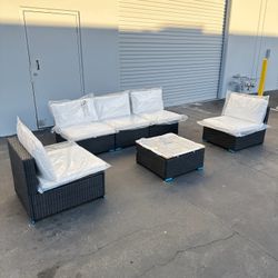 6pc Outdoor Patio Furniture Set 