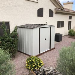 8x6 Is The Arrow Newport Storage Shed With Foundation, Delivery, and Installation