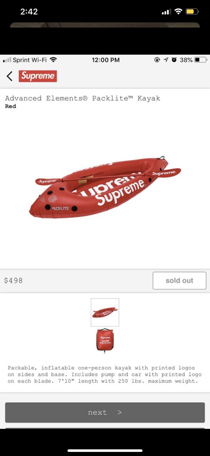 Supreme Kayak