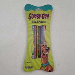 Vintage Scooby-Doo 6 Pencils Hanna-Barbera 2003 New Rare!