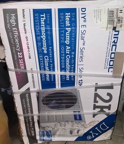 12k BTU 22 SEER MrCool DIY Ductless Heat Pump Condenser - 3rd Generation - with 25 ft Line Set