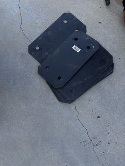Black Rubber Equipment Mounting plates – Set