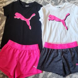 Girls Active Short  Sets. Size 5/6. $15 Both.