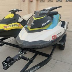 Sea Doos & Trailer
