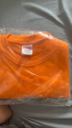 Supreme  Orange Prayer Card Tee