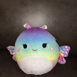7” Estephania Rainbow Butterfly Squishmallow (New with Tags) 