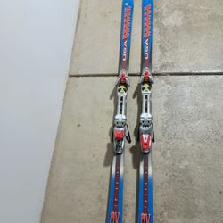 K2 Blue Skis