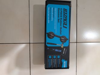Four piece rubber mallet hammer set