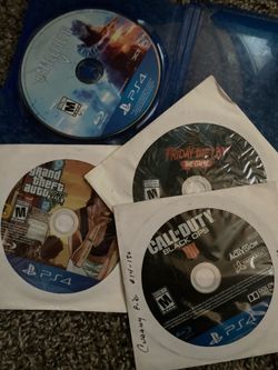 Four PS4 games for CHEAP!!!! I Will Negotiate! Just send a number.