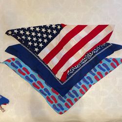 Patriotic Dog Bandanas