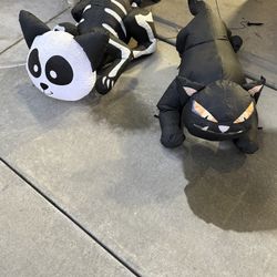 Halloween Blow Up Cats (2)