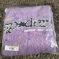 purple spider hoodie