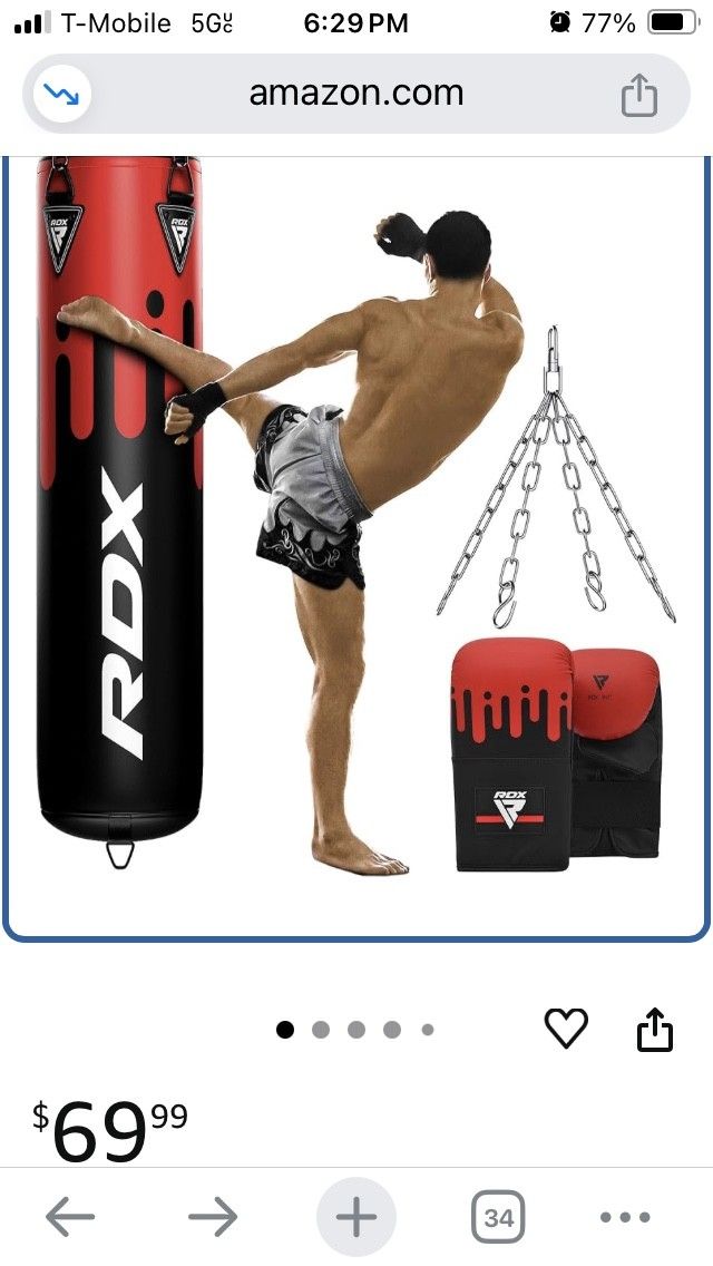 RDX Punching Bag Set