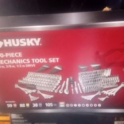 Husky 290 Piece Machanics Tool Set 1/4",3/8",1/2" Drive