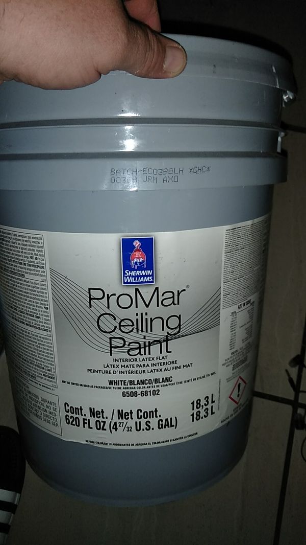 Sherwin Williams 5gal White Ceiling Paint For Sale In Columbus Oh