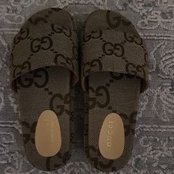 Gucci Angelina GG Logo Platform Slides for women