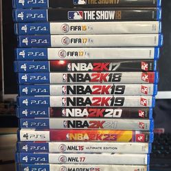 Ps5/Ps4 (Madden, 2k, NBA, FIFA, MLB)