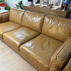 Genuine Leather Couch