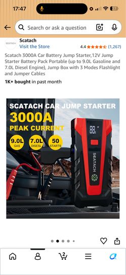 Jump starter.