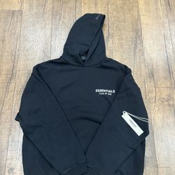 Black Essential Fear of God Hoodie