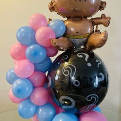 Gender Reveal Balloon Arrangement 