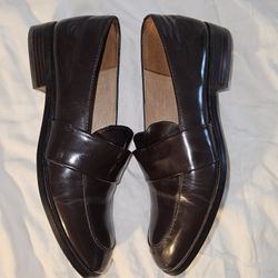 Madewell Brown Patent Leather Loafers