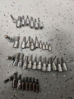 Torx and hex  sockets