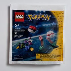 LEGO Pokémon Trainer Supplies 30730 – 56 Pieces – NEW Sealed – 2026