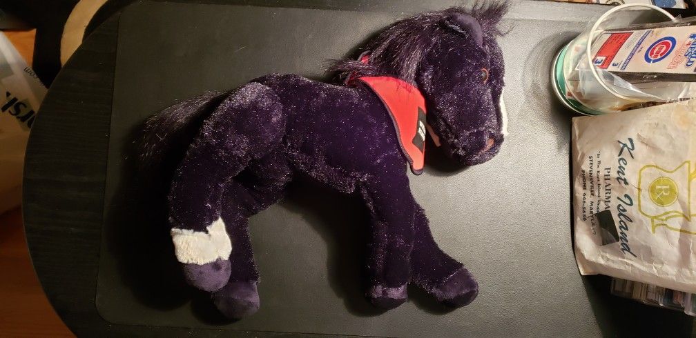 Wells Fargo Plush Horse. Mint Condition