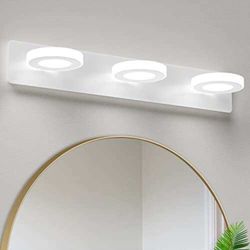 Yotutun 3-light Led Vanity Fixture In Matte White