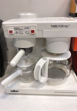 Coffee, cappuccino, espresso maker