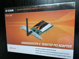 D-Link WDA-2320 RangerboosterG Desktop Wireless Adapter 