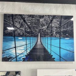 Bridge Tempered Glass Wall Art 60” X 360