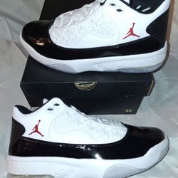 Jordan Max Aura 2 Mens Size 8 White/Gym Red-Black CK6636 102
